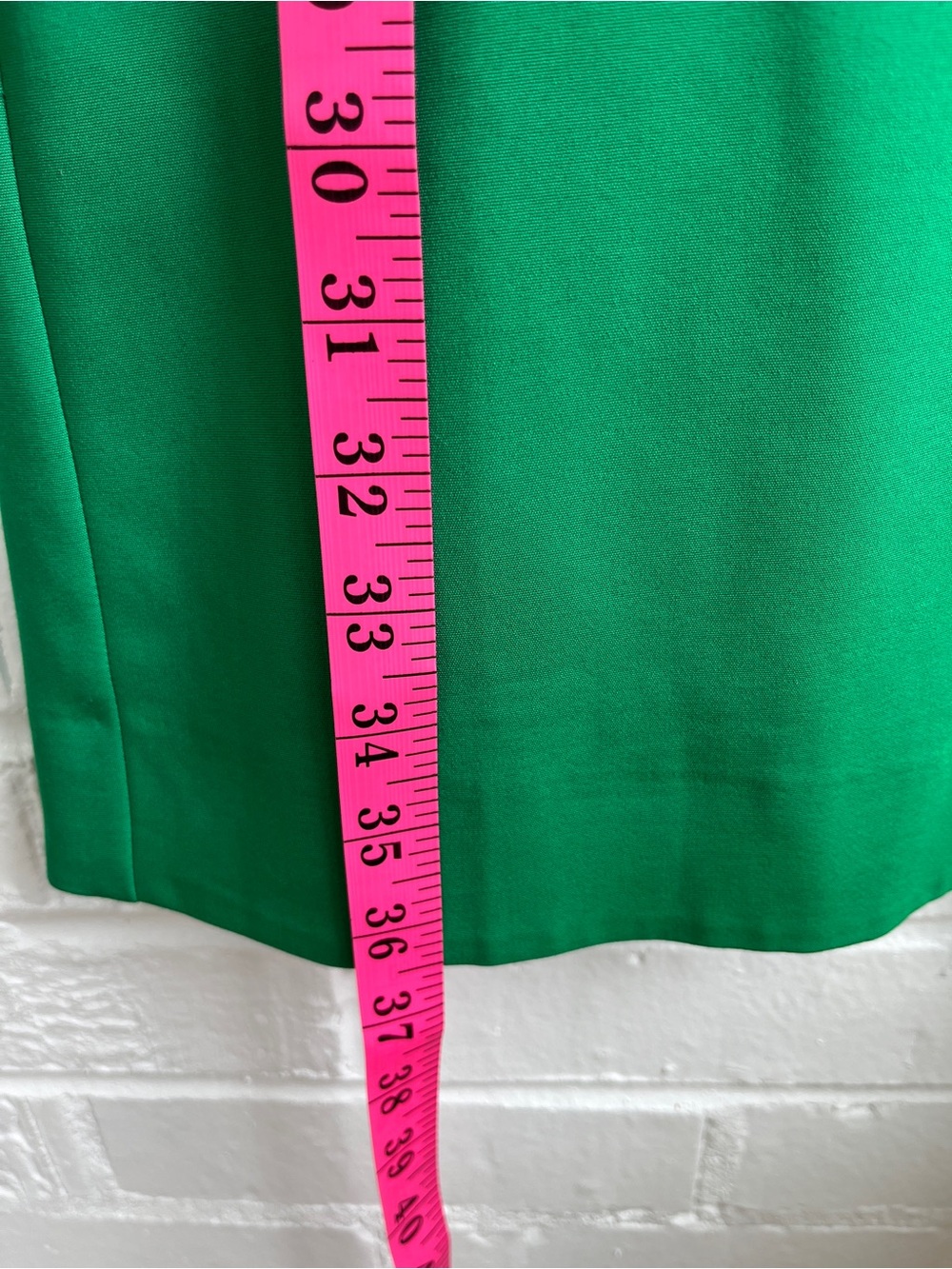 J. Crew Factory Bright Green V-Neck Sheath Dress - Picture 5 of 11